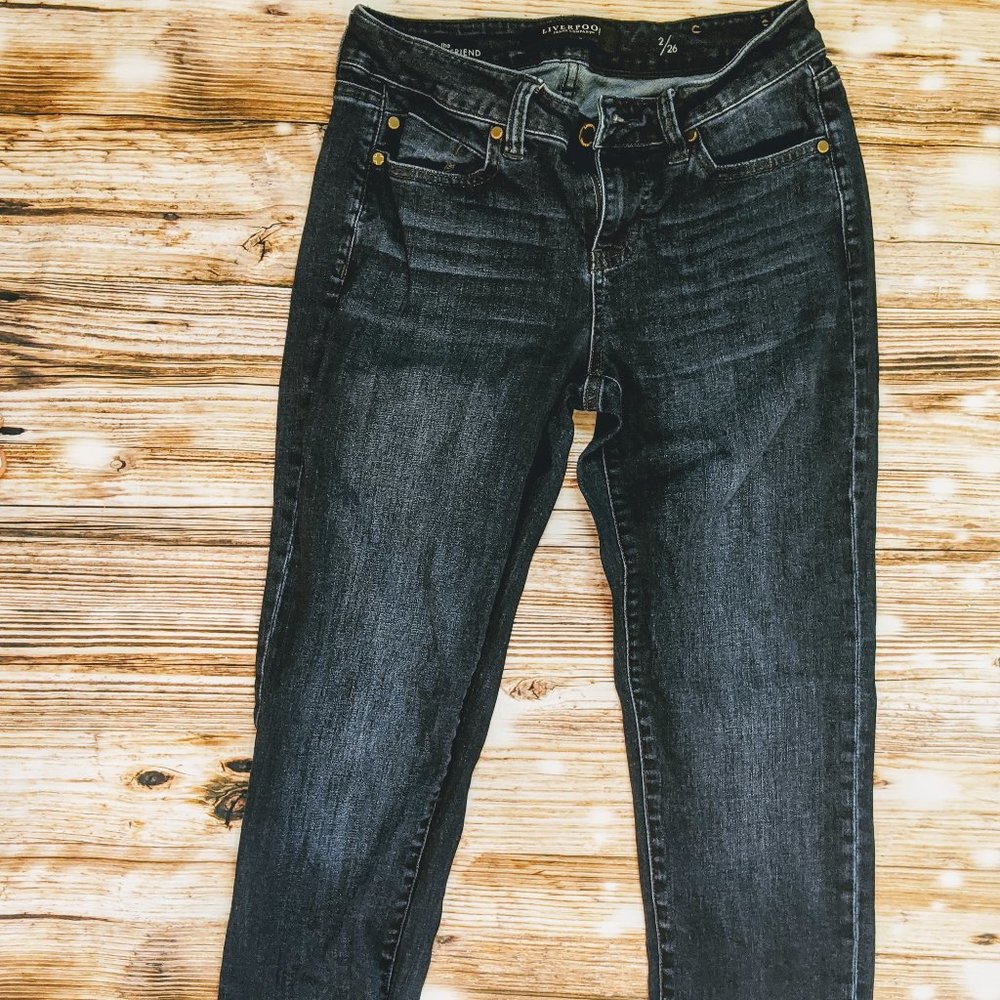 Liverpool Boyfriend Cropped Jeans